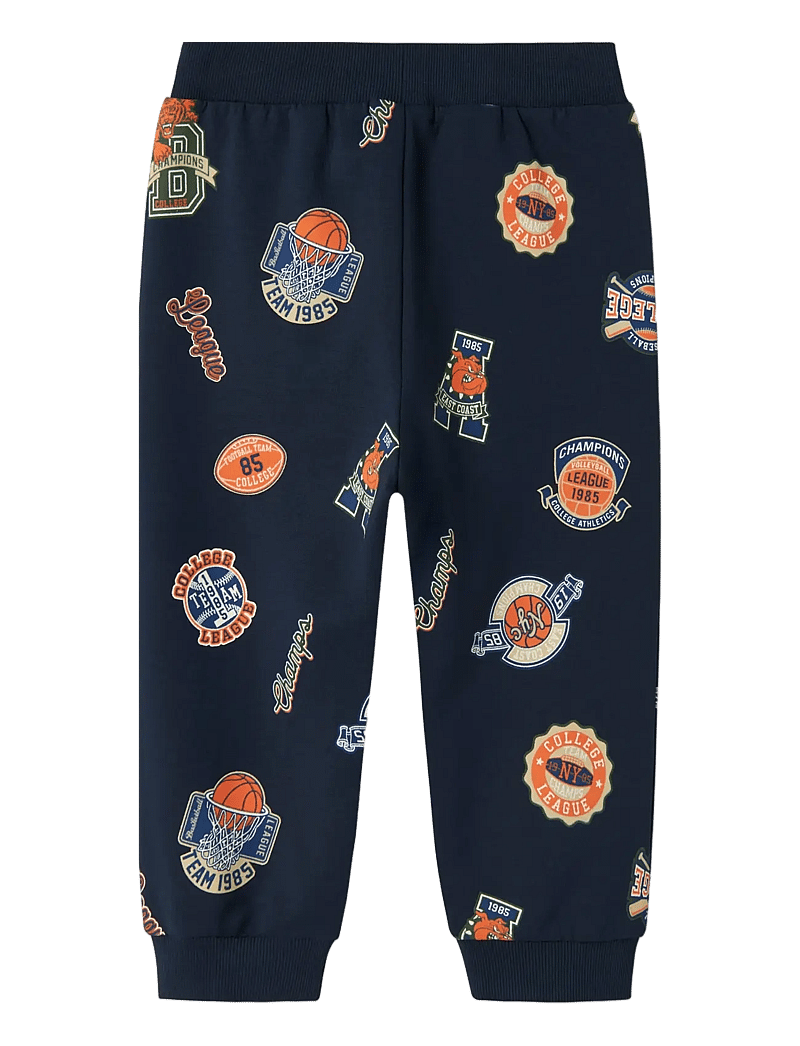 name it - NMMLELAND NREG SWEAT PANT BOX BRU - dressipüksid - navy blazer - 2