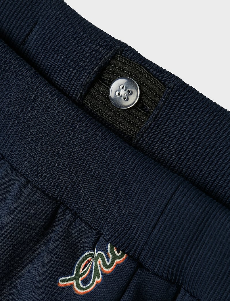 name it - NMMLELAND NREG SWEAT PANT BOX BRU - dressipüksid - navy blazer - 3