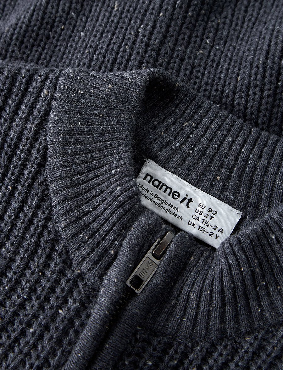 name it - NMMNORMAN LS KNIT CARD - cardigans - ombre blue - 4