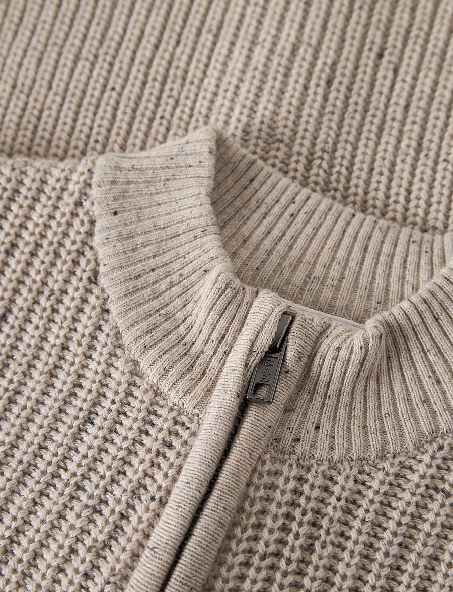 name it - NMMNORMAN LS KNIT CARD - kardiganid - peyote melange - 3