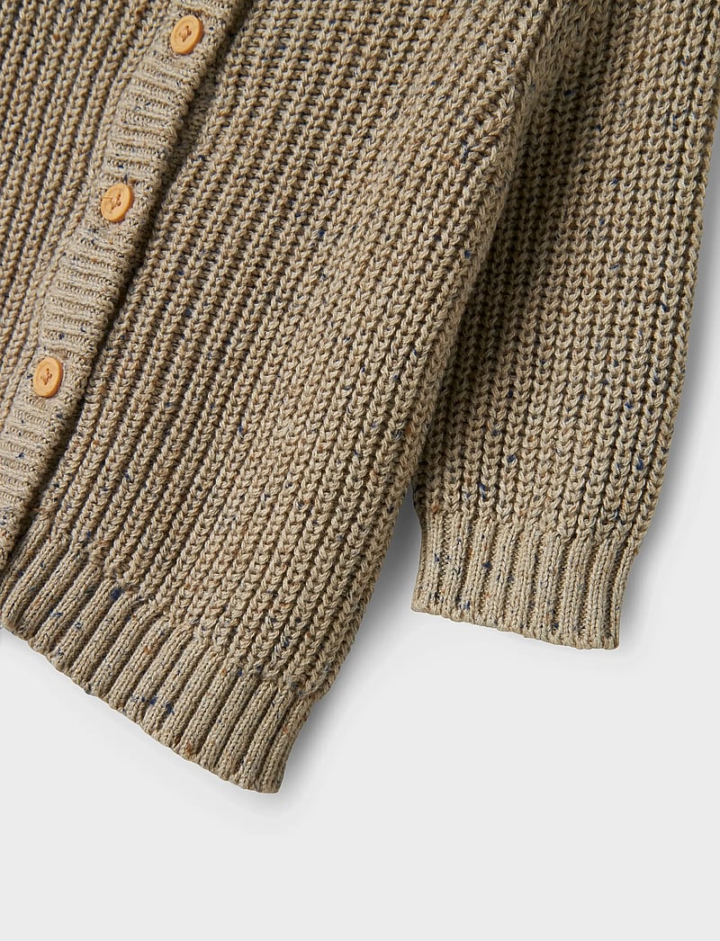 name it - NBMNORMAN LS KNIT CARD - koftor - island fossil - 3
