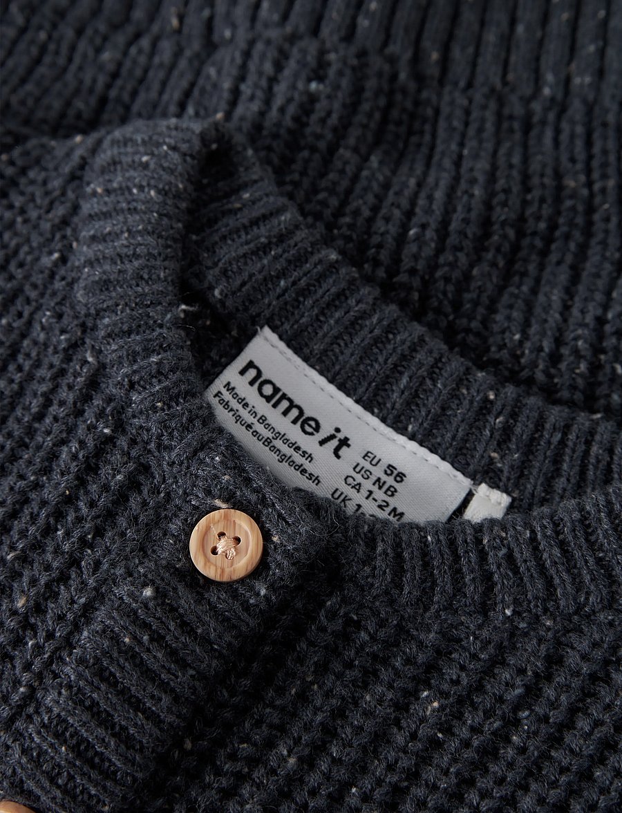 name it - NBMNORMAN LS KNIT CARD - kardiganid - ombre blue - 3