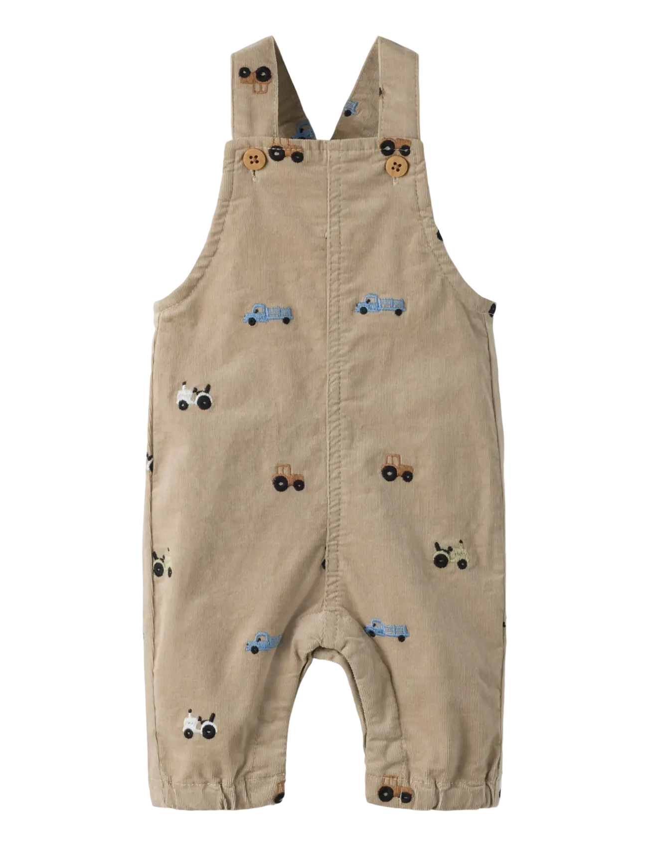 name it NBMRYAN REG U R EMB CORD OVERALL 9500-YT - Name it - ISLAND FOSSIL / beige