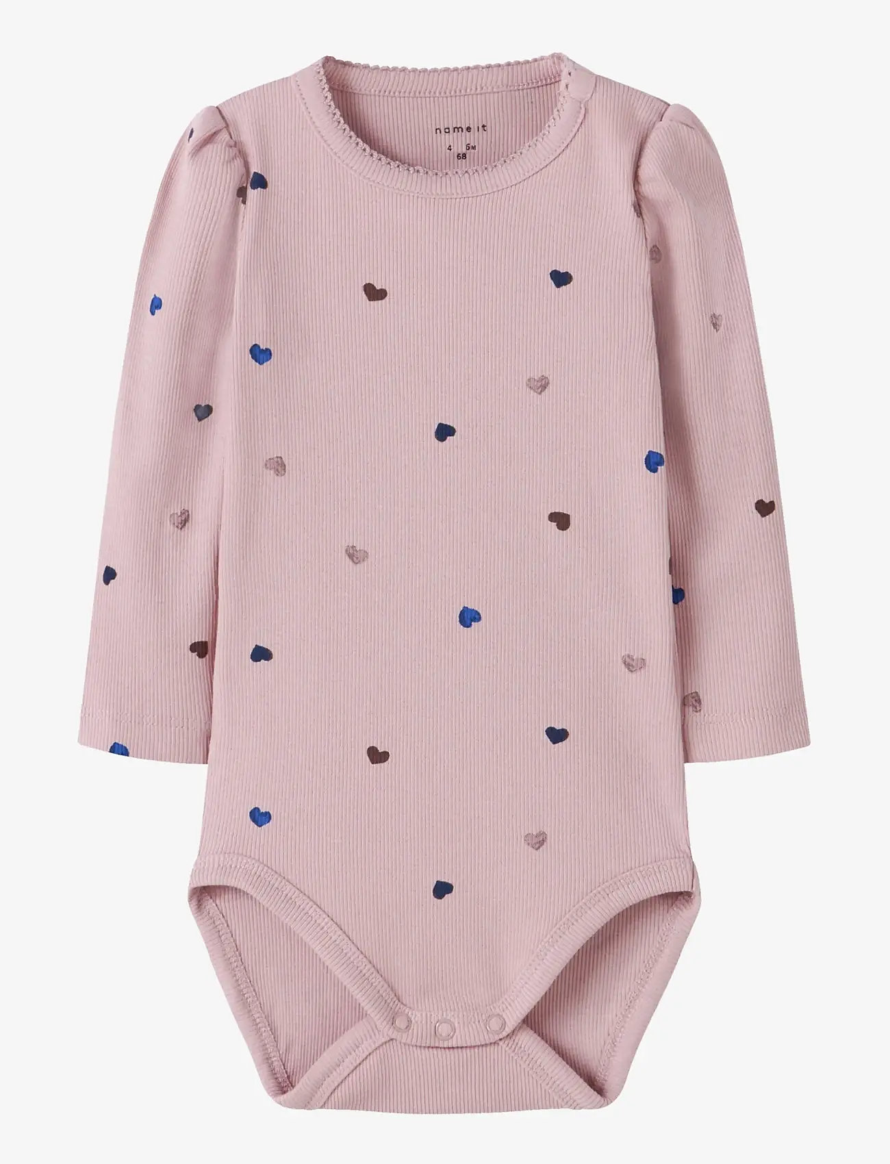 name it - NBFNUTTI LS BODY NOOS - langærmede bodyer - burnished lilac - 0