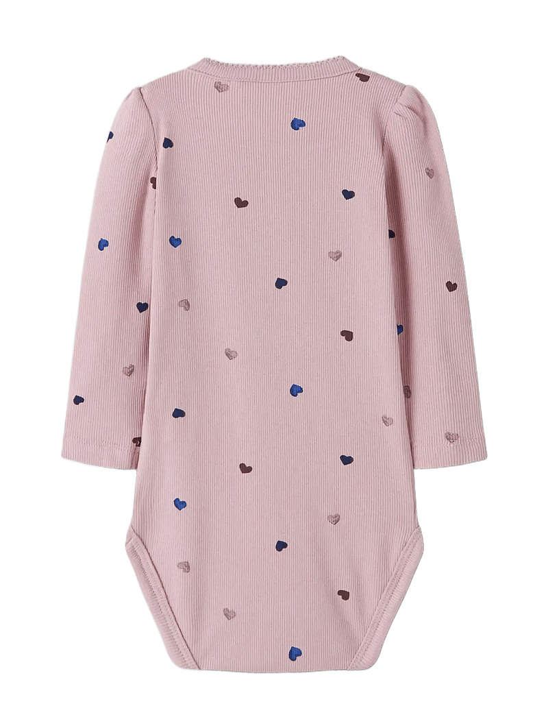 name it - NBFNUTTI LS BODY NOOS - langærmede bodyer - burnished lilac - 1