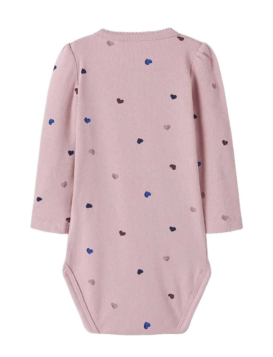 name it - NBFNUTTI LS BODY NOOS - body z długimi rękawami - burnished lilac - 1