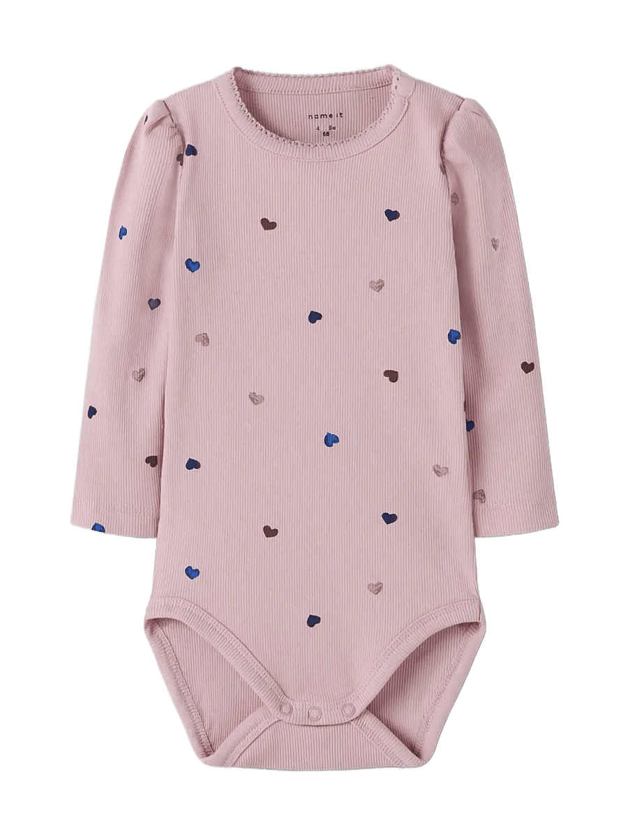 name it - NBFNUTTI LS BODY NOOS - body z długimi rękawami - burnished lilac - 2