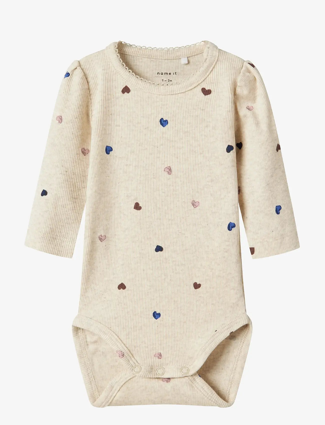 name it - NBFNUTTI LS BODY NOOS - pikkade varrukatega - peyote melange - 0