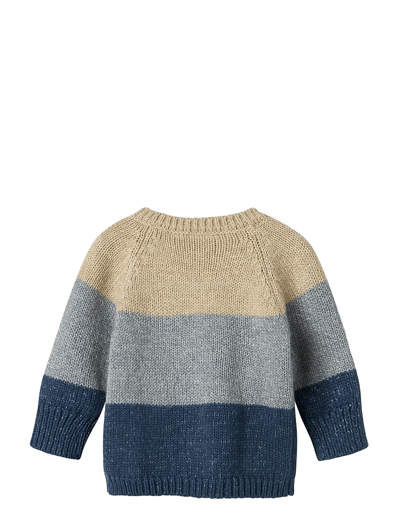 name it - NBMNOLLER LS KNIT CARD - koftor - insignia blue - 1
