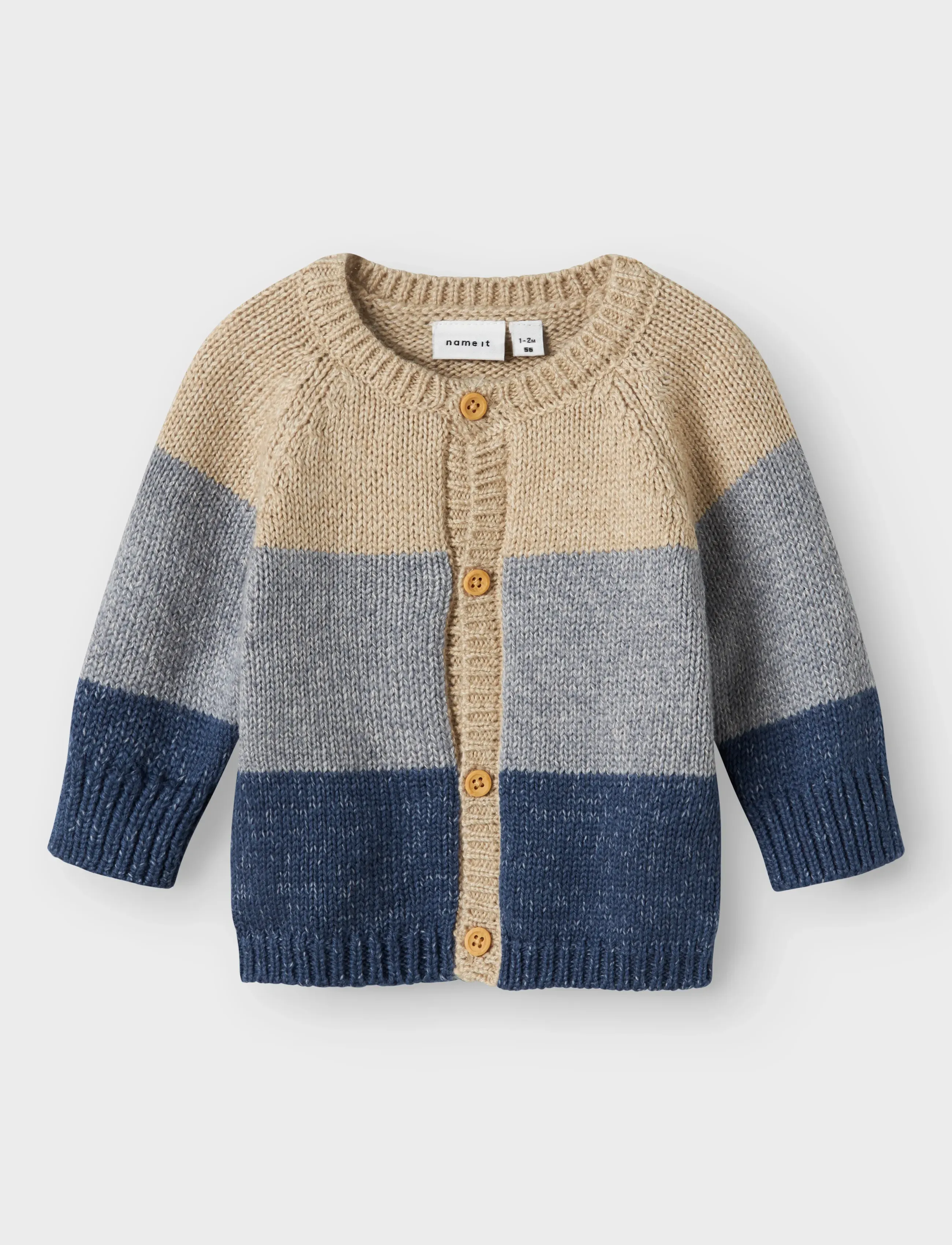 name it NBMNOLLER LS KNIT CARD - Alussärgid - INSIGNIA BLUE / blue