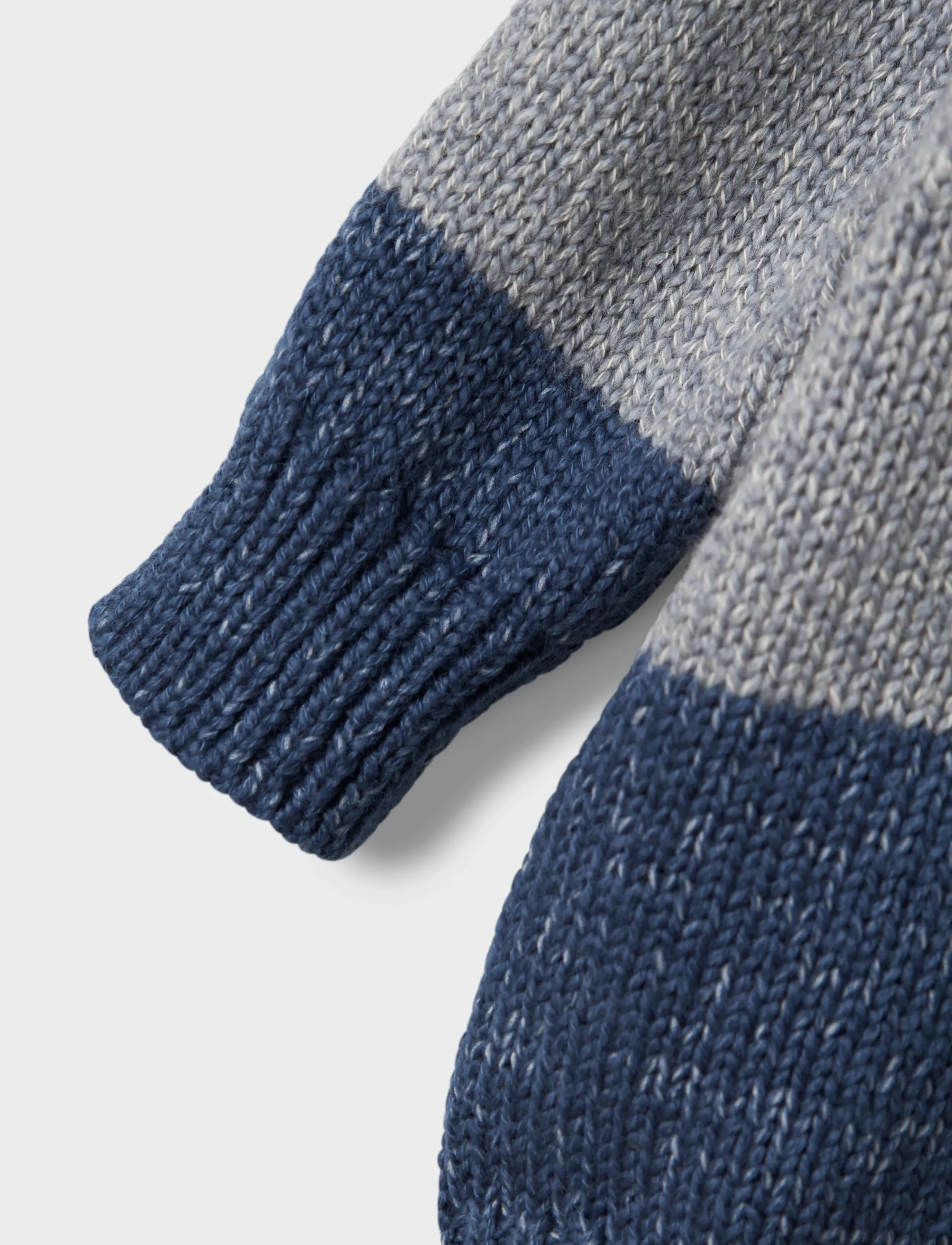 name it - NBMNOLLER LS KNIT CARD - koftor - insignia blue - 3