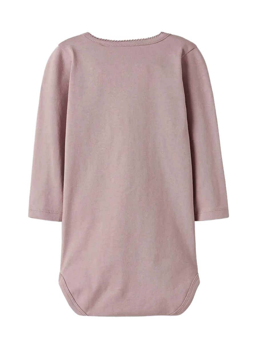 name it - NBFNICORN LS BODY BOX - pikkade varrukatega bodid - burnished lilac - 2