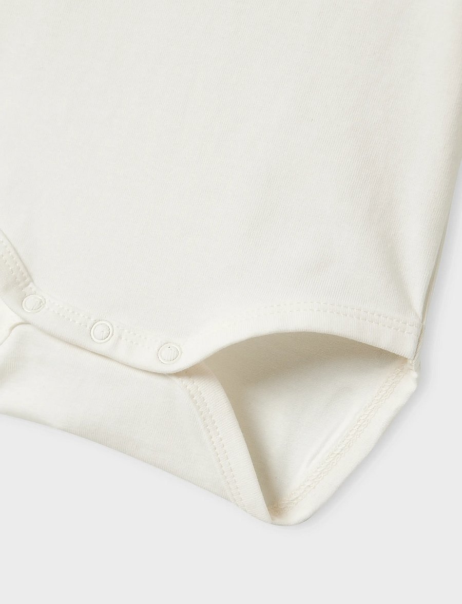 name it - NBFNICORN LS BODY BOX - långärmade bodies - cloud dancer - 3