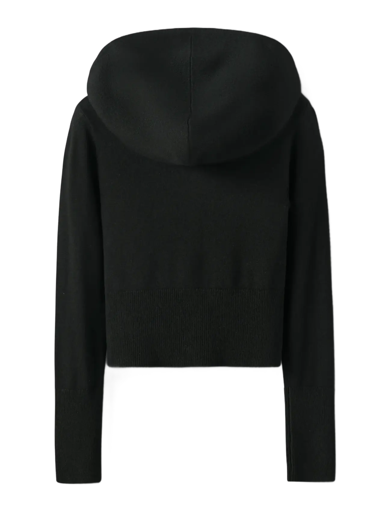 name it - NKFNULLARIA LS SLIM SH KNIT WH - cardigans - black - 1
