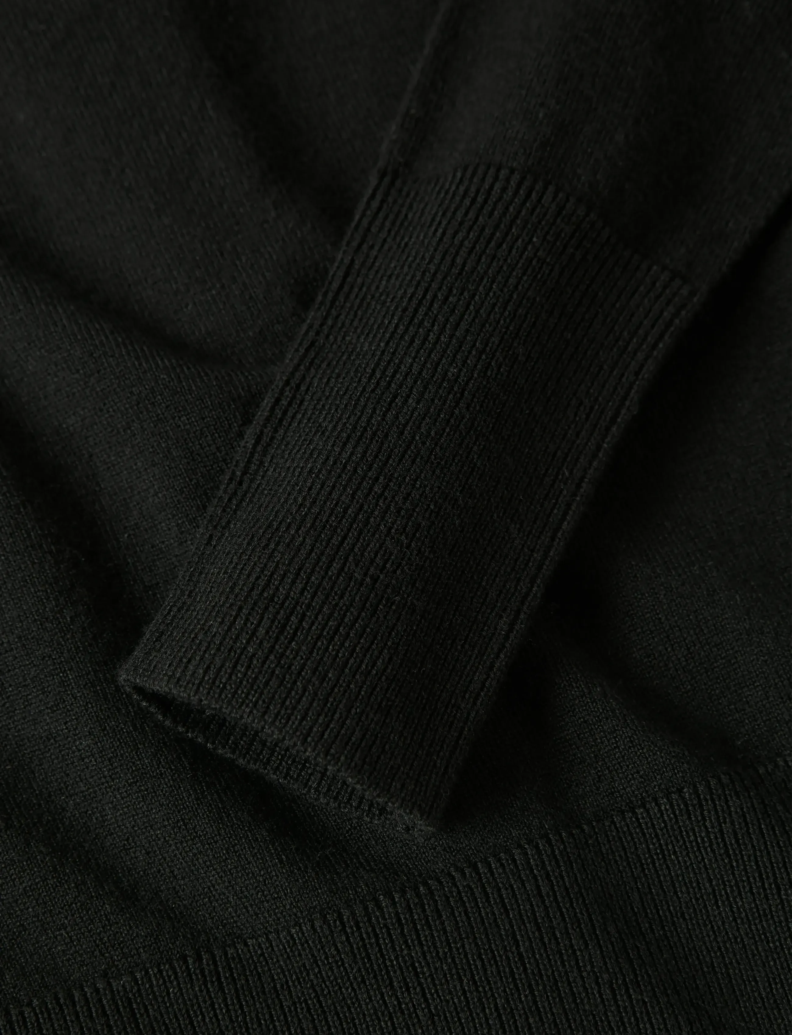 name it - NKFNULLARIA LS SLIM SH KNIT WH - cardigans - black - 2