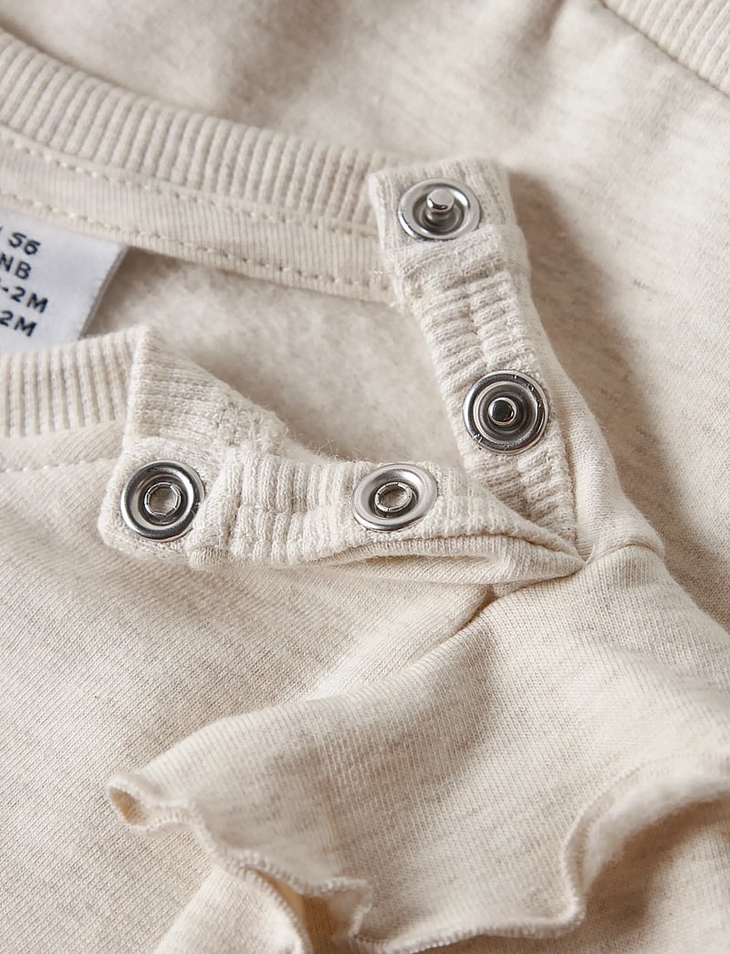 name it - NBFNILDA LS SWEAT BRU - peysur - peyote melange - 1