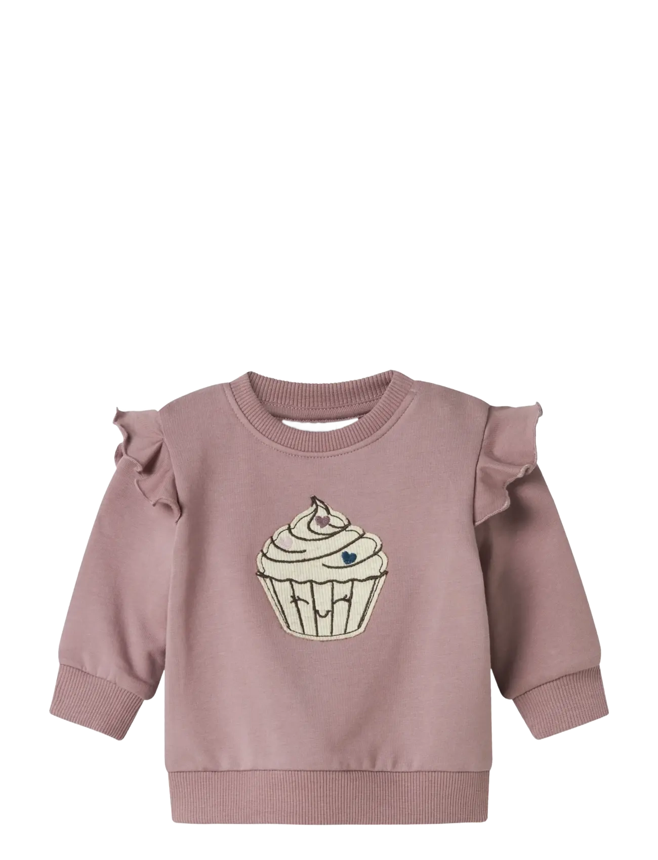name it NBFNILDA LS SWEAT BRU - 4 for 3 - TOADSTOOL / pink/rose