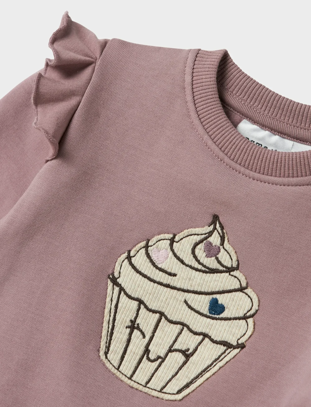 name it - NBFNILDA LS SWEAT BRU - sweatshirts - toadstool - 3