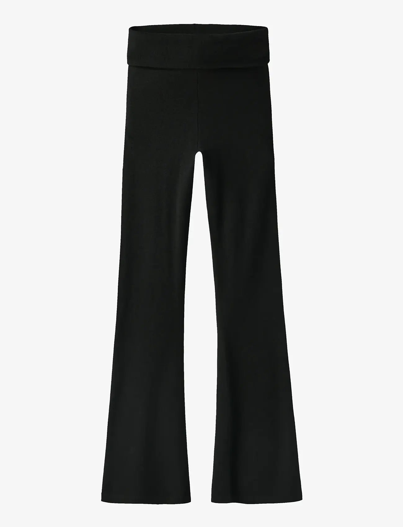 name it - NKFNULLARIA KNIT PANT - black - 0
