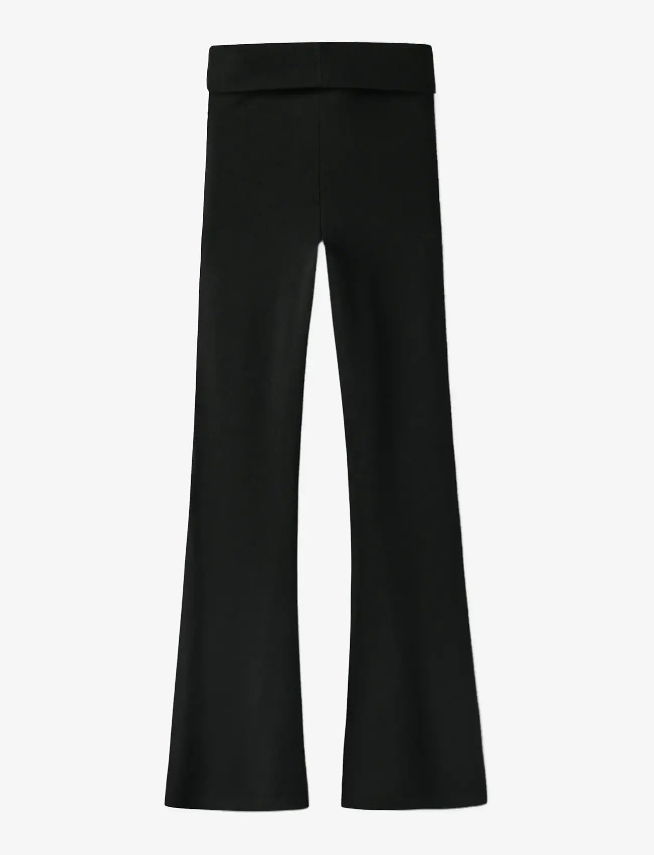 name it - NKFNULLARIA KNIT PANT - black - 1