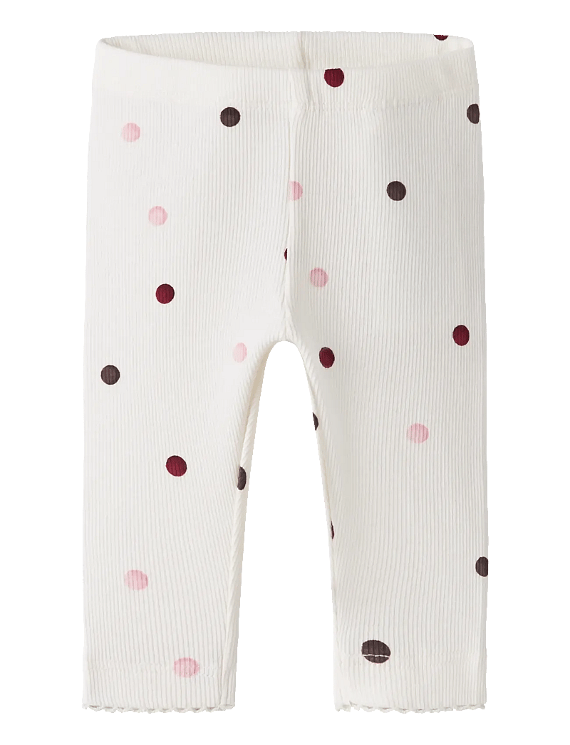 name it - NBFNUTTI LEGGING NOOS - leggings - antique white - 0