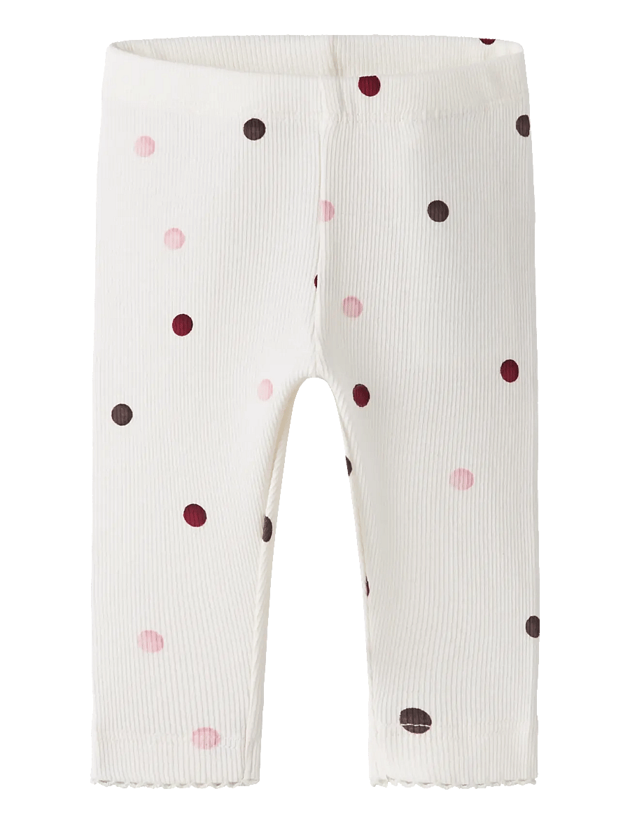 name it - NBFNUTTI LEGGING NOOS - leggings - antique white - 0