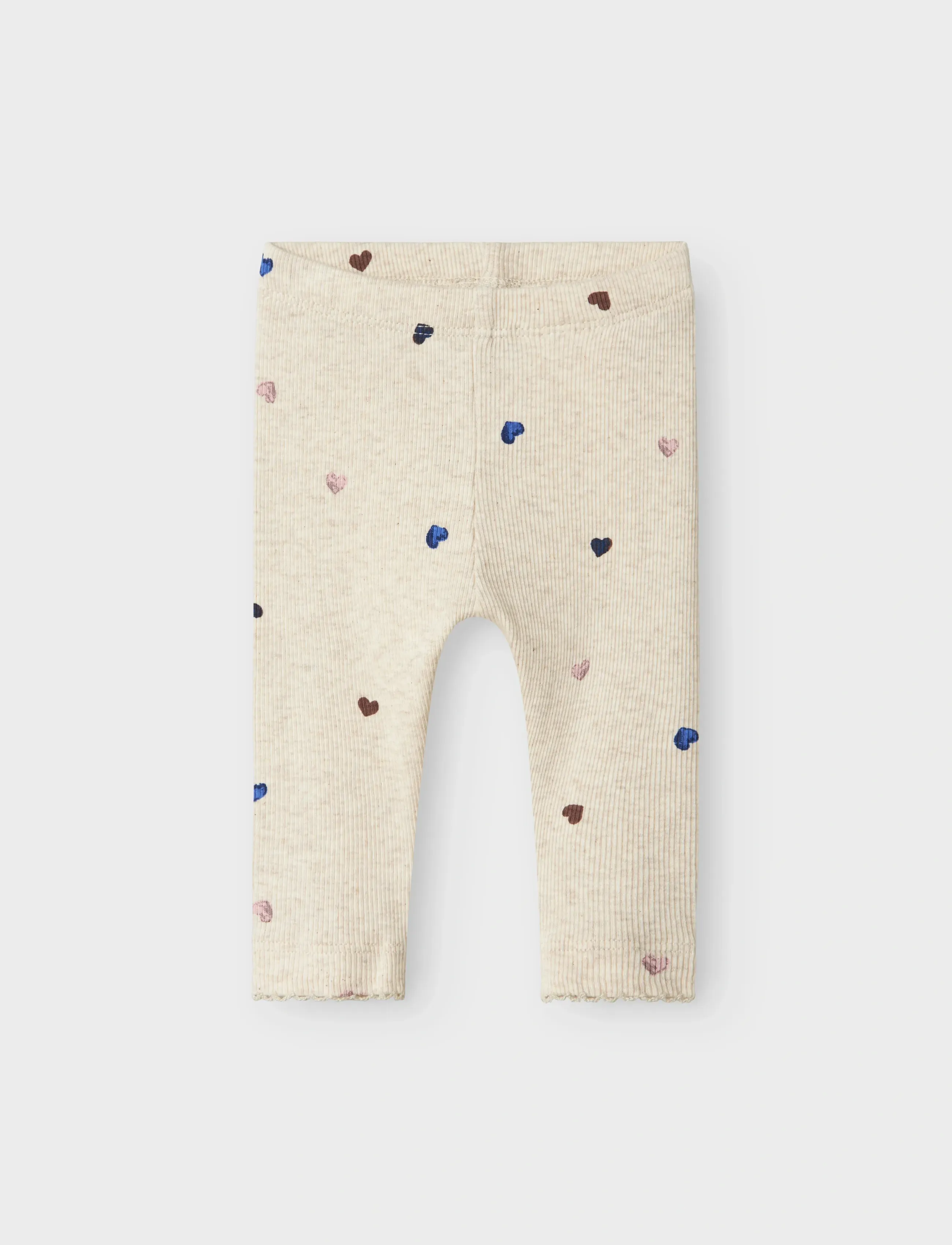 name it NBFNUTTI LEGGING NOOS - Underdele - PEYOTE MELANGE / cream