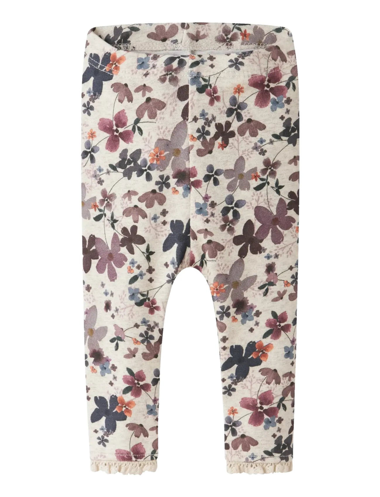 name it NBFNALINE LEGGING - Kläder - PEYOTE MELANGE / cream