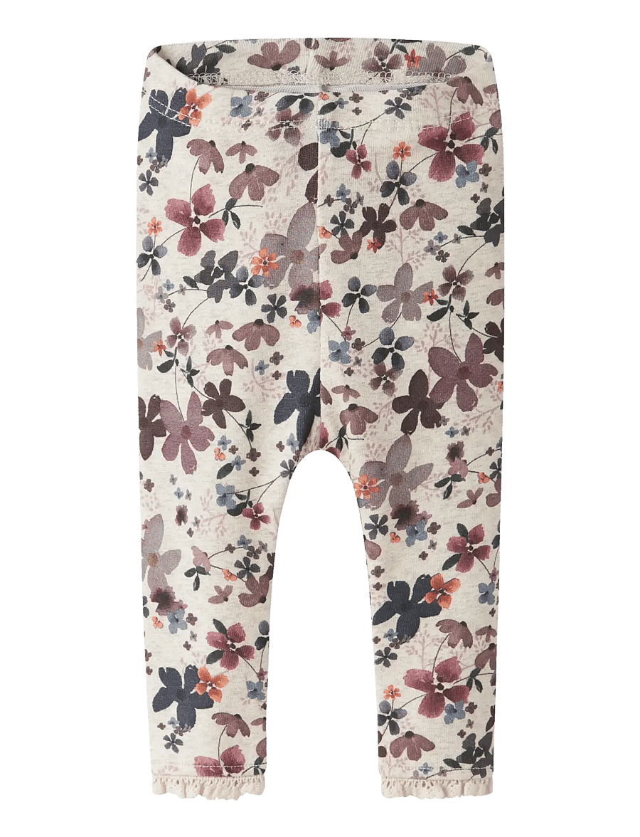 name it - NBFNALINE LEGGING - leggings - peyote melange - 1