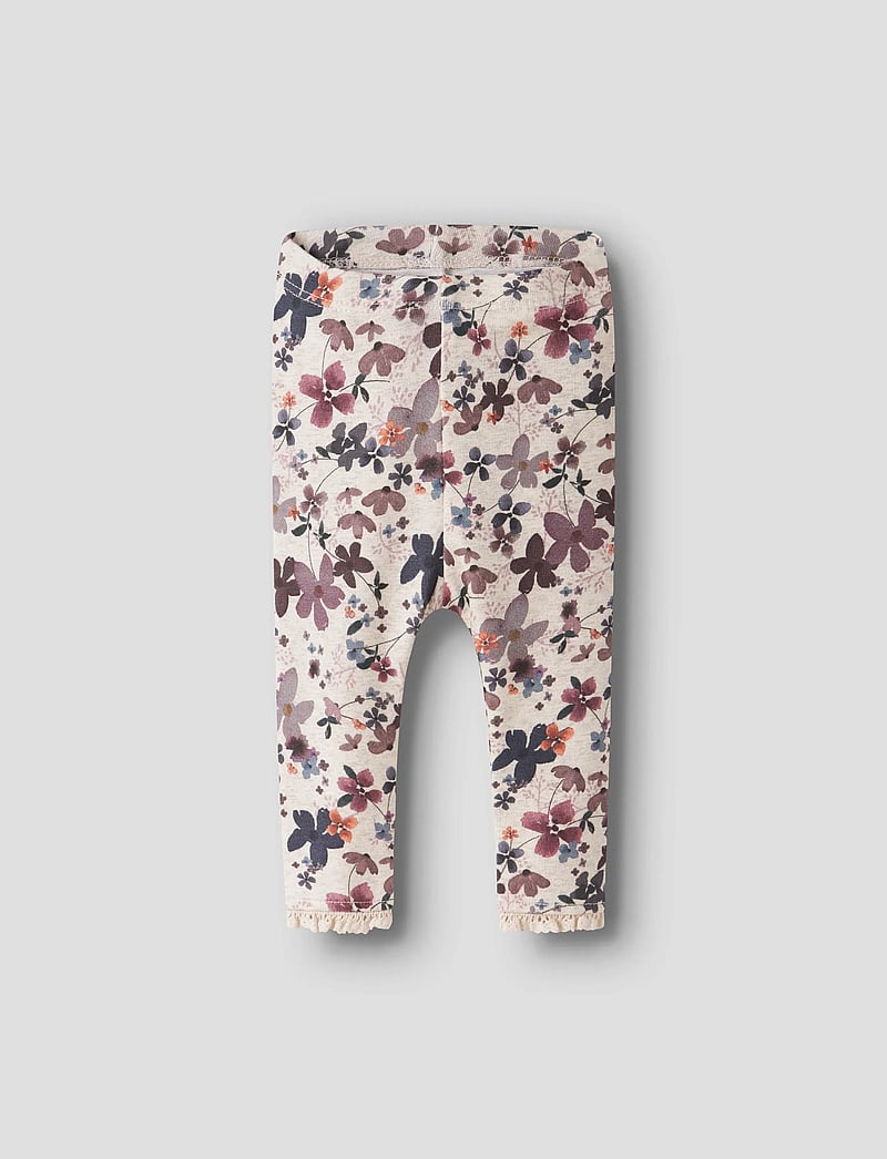 name it - NBFNALINE LEGGING - leggings - peyote melange - 0