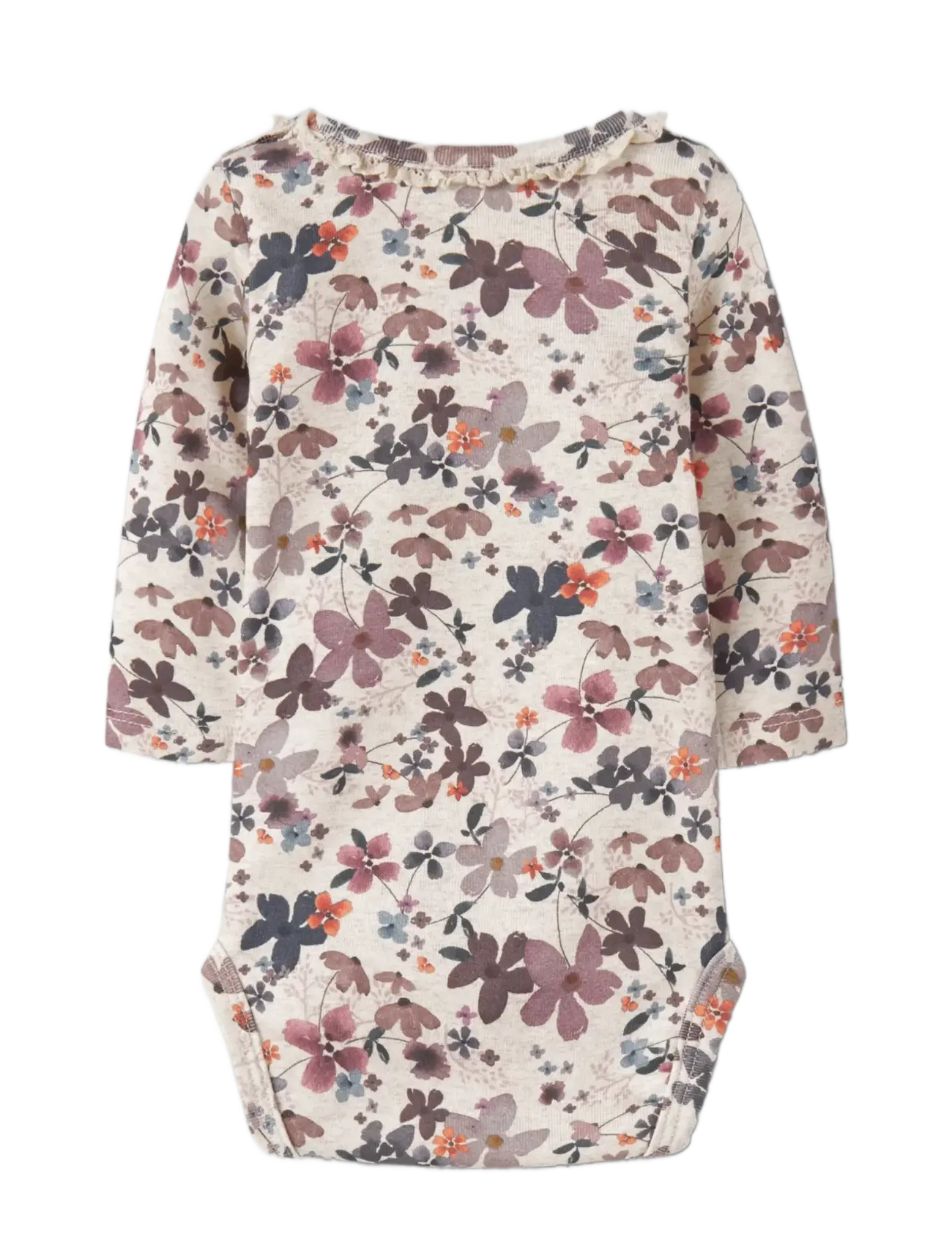 name it - NBFNALINE LS BODY - pikkade varrukatega bodid - peyote melange - 2