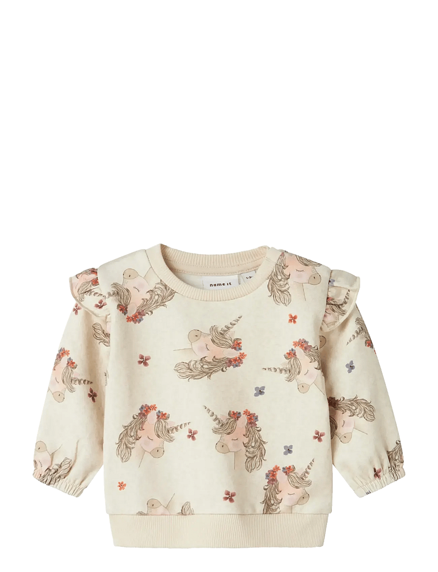 name it - NBFNOISE LS SWEAT BRU - sweat-shirt - peyote melange - 1