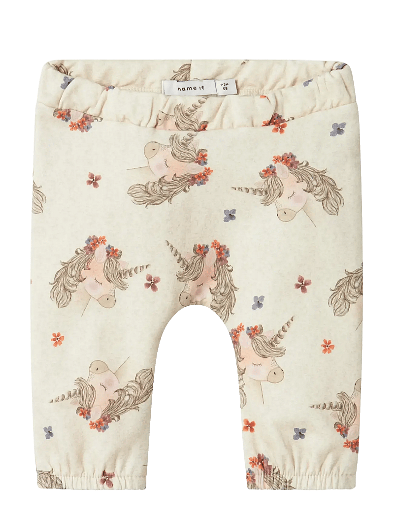 name it - NBFNOISE SWEAT PANT BRU - jogginghosen - peyote melange - 1