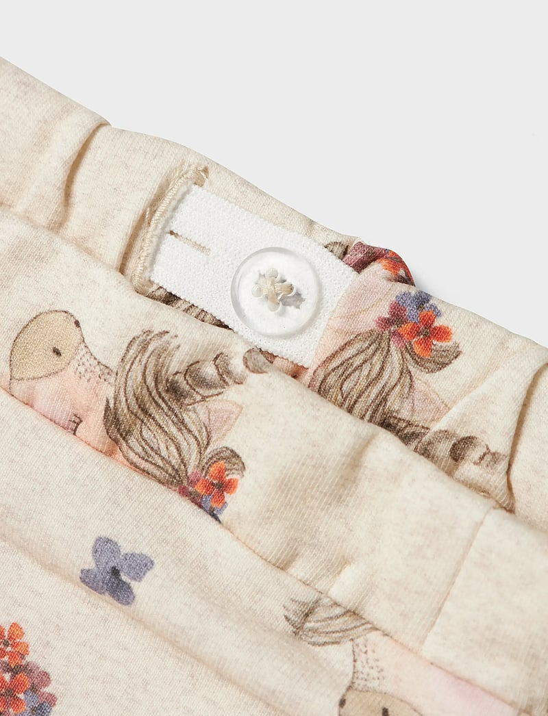 name it - NBFNOISE SWEAT PANT BRU - jogginghosen - peyote melange - 3