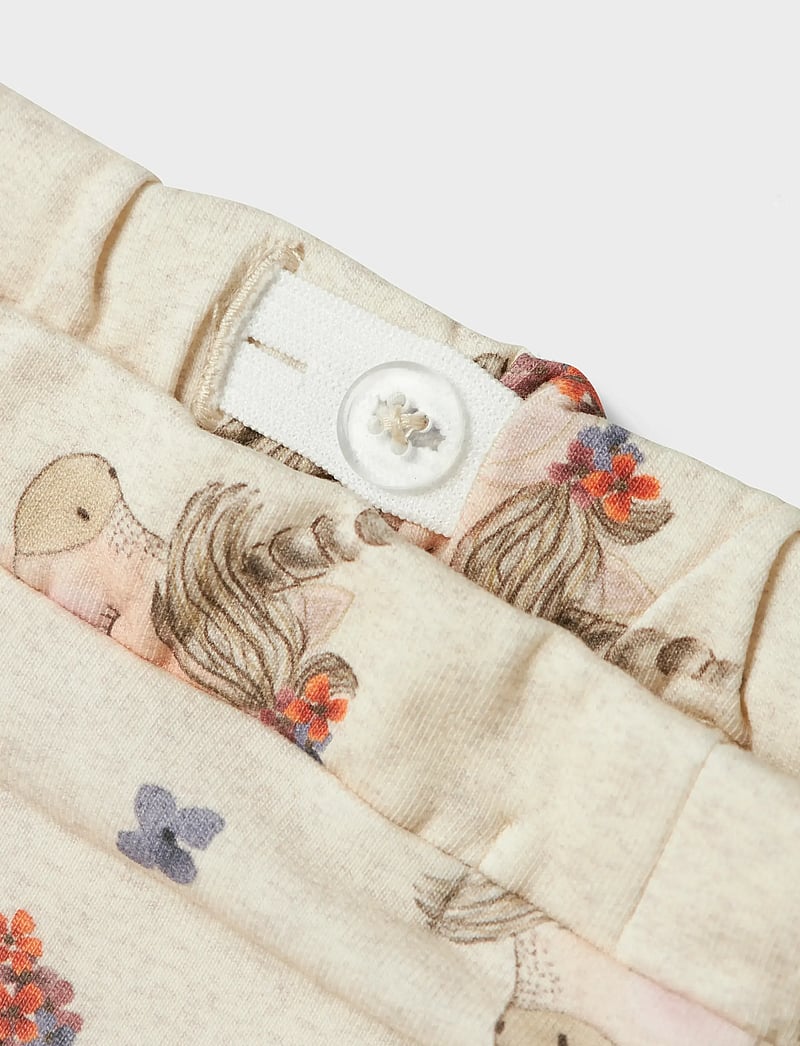 name it - NBFNOISE SWEAT PANT BRU - jogginghosen - peyote melange - 4