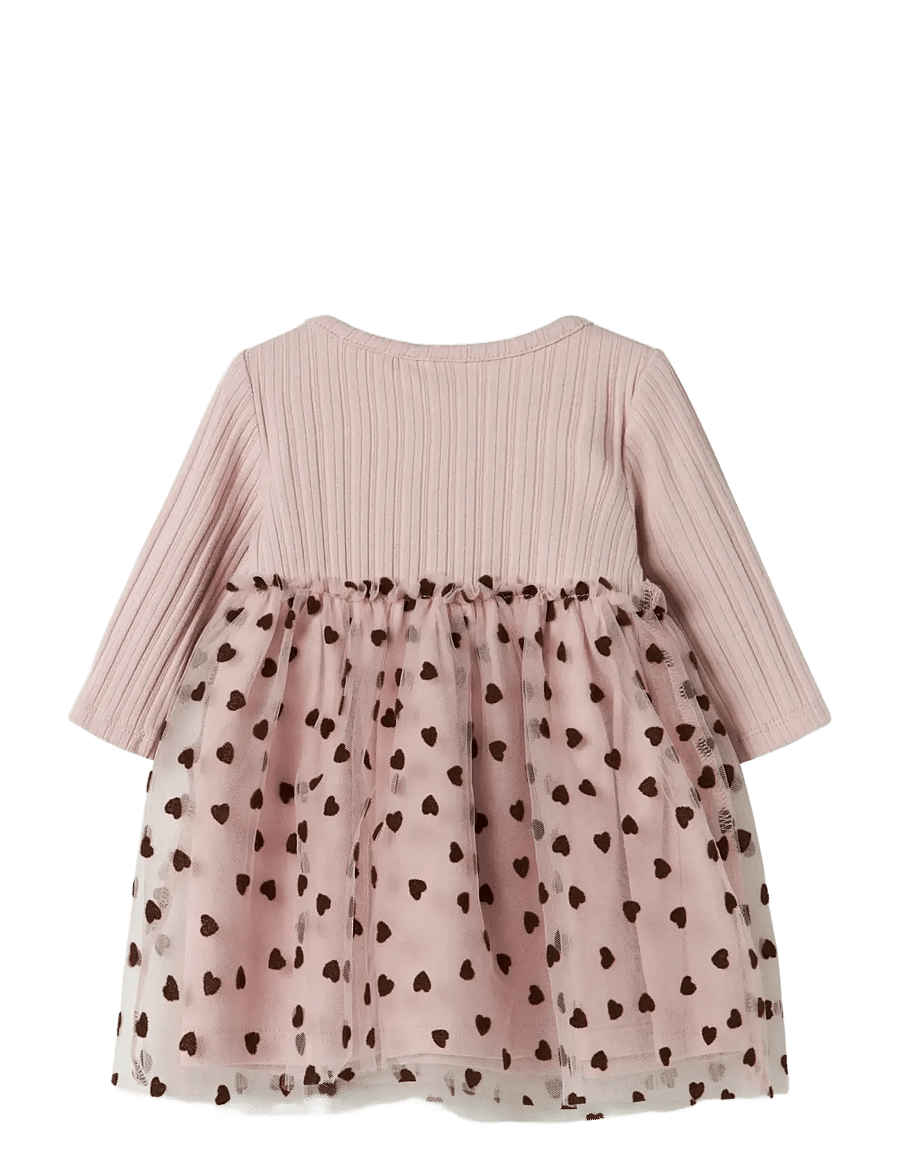 name it - NBFNEA LS TULLE DRESS - klänningar - burnished lilac - 2