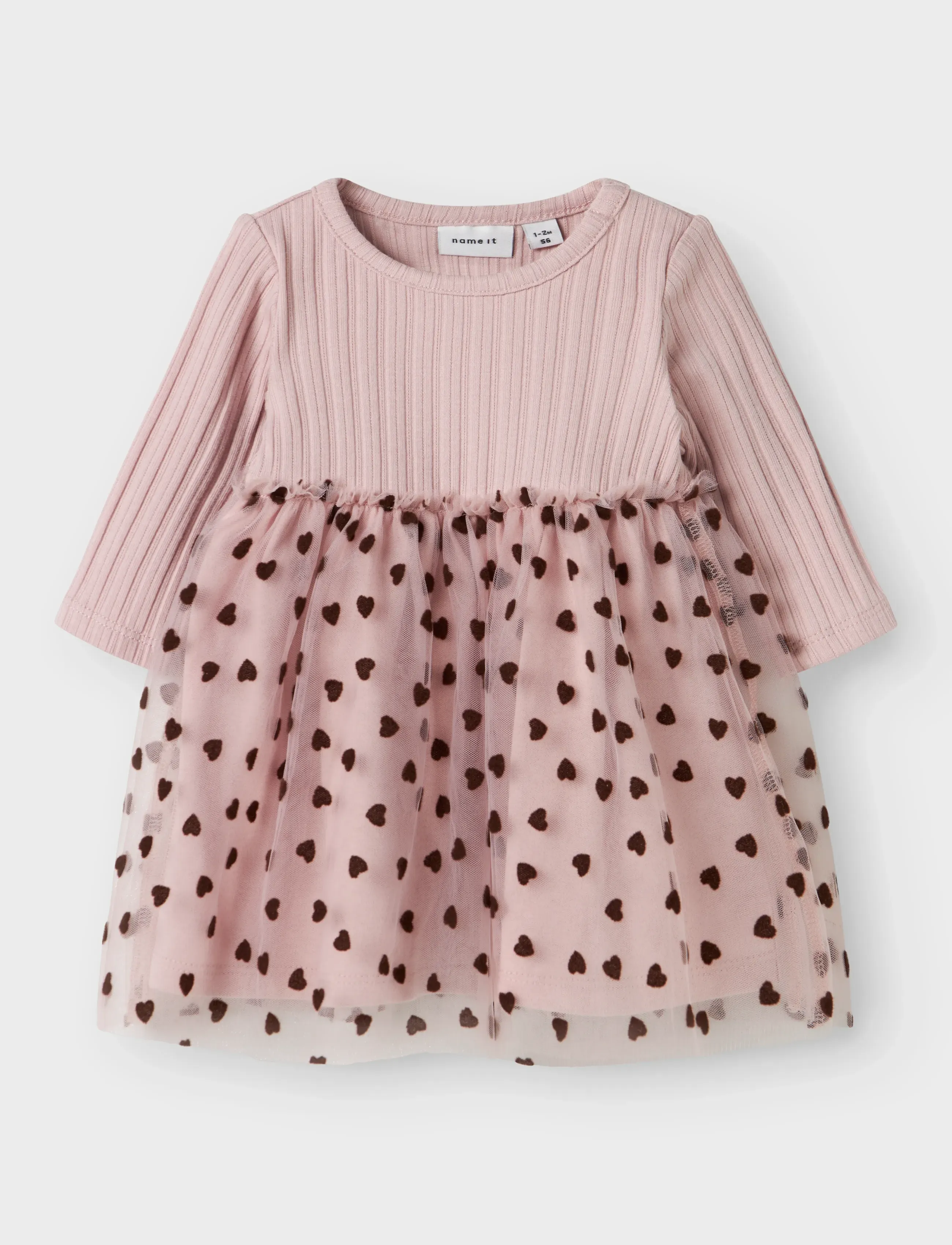 name it NBFNEA LS TULLE DRESS - Baby-Kleider - BURNISHED LILAC / pink/rose