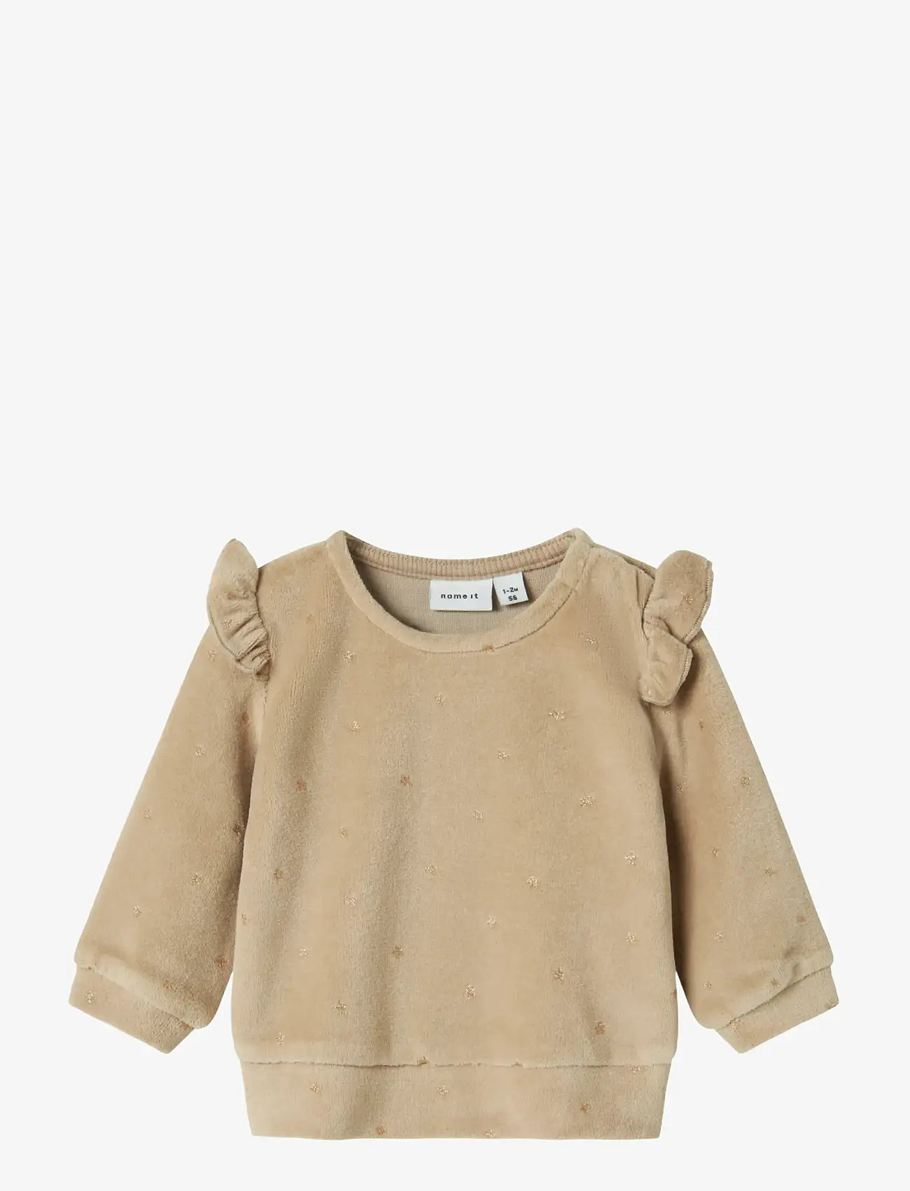 name it - NBFNORAH LS VEL TOP - sweatshirts - island fossil - 0