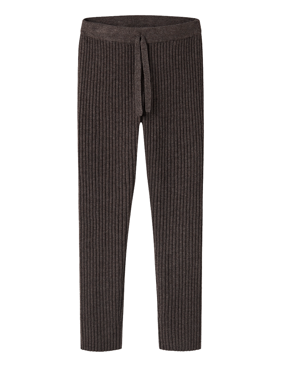 name it - NMFNALIA KNIT LEGGING - leggings - chocolate plum - 0