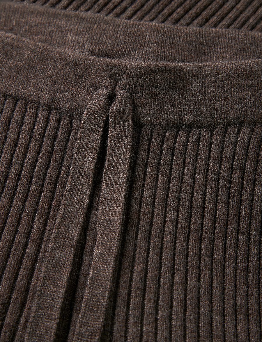 name it - NMFNALIA KNIT LEGGING - leggings - chocolate plum - 2