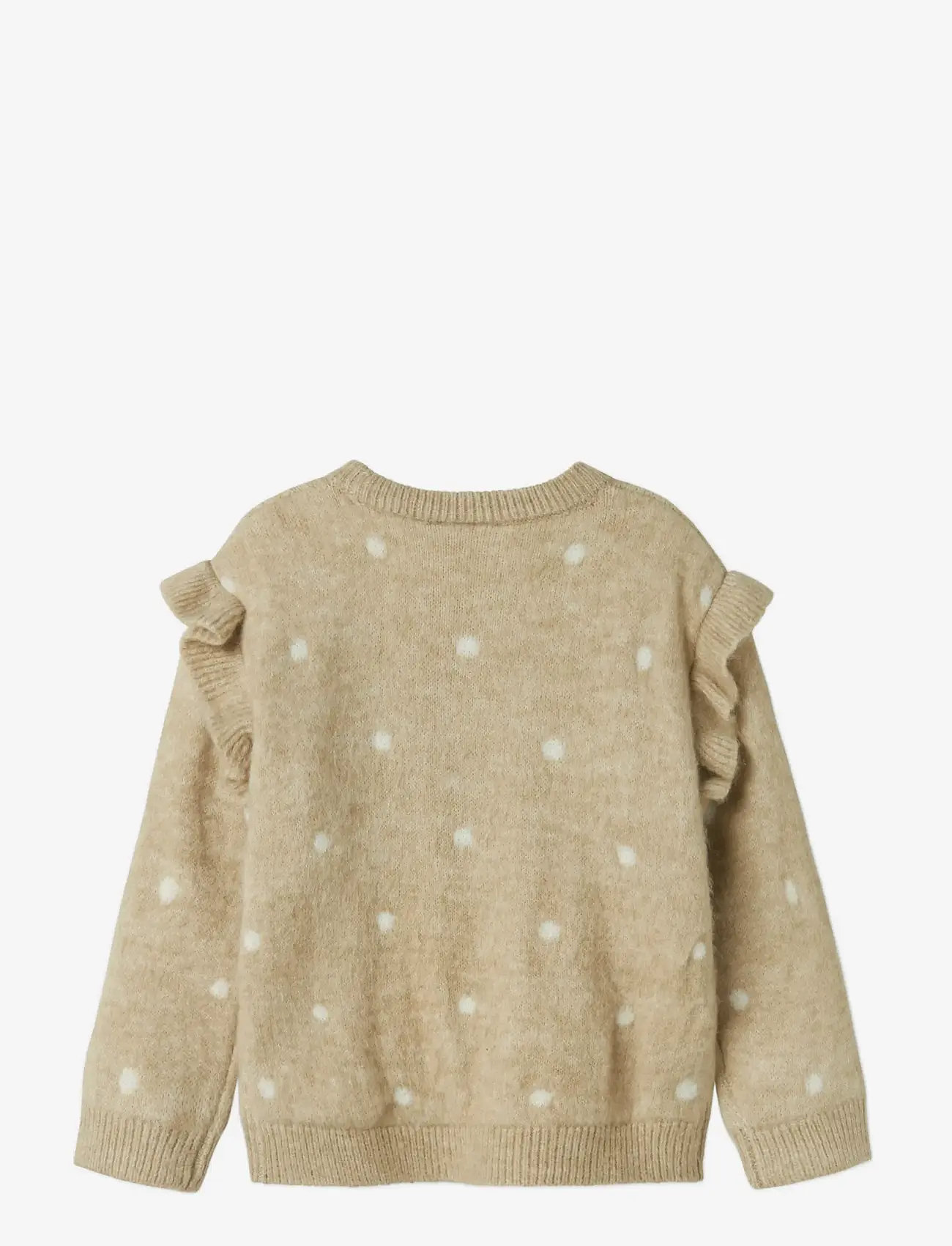 name it - NMFNEDE LS KNIT - jumpers - island fossil - 1