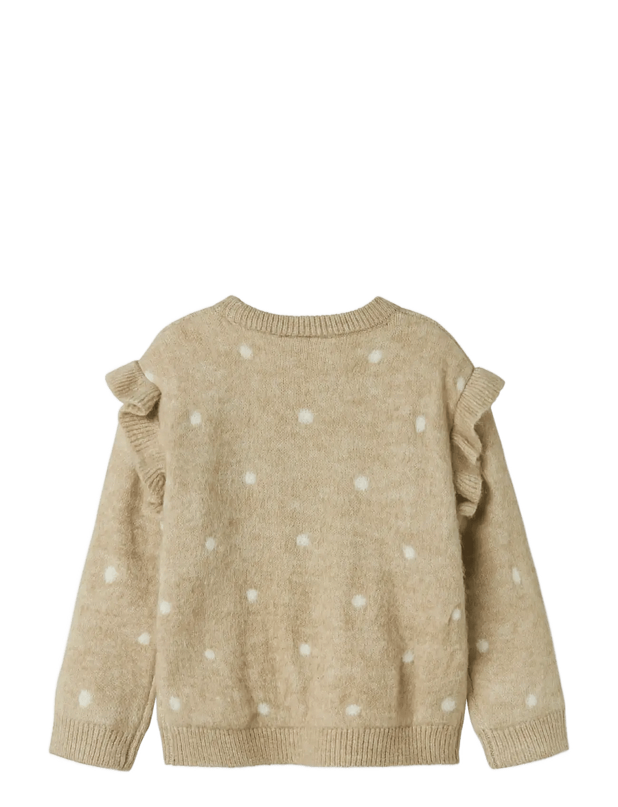 name it - NMFNEDE LS KNIT - neulepuserot - island fossil - 1