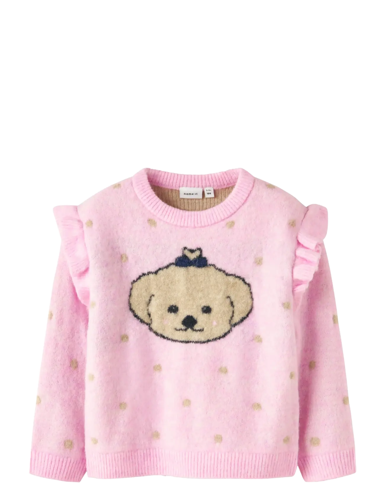 name it NMFNEDE LS KNIT - Jumpers - SWEET DREAMS / pink/rose