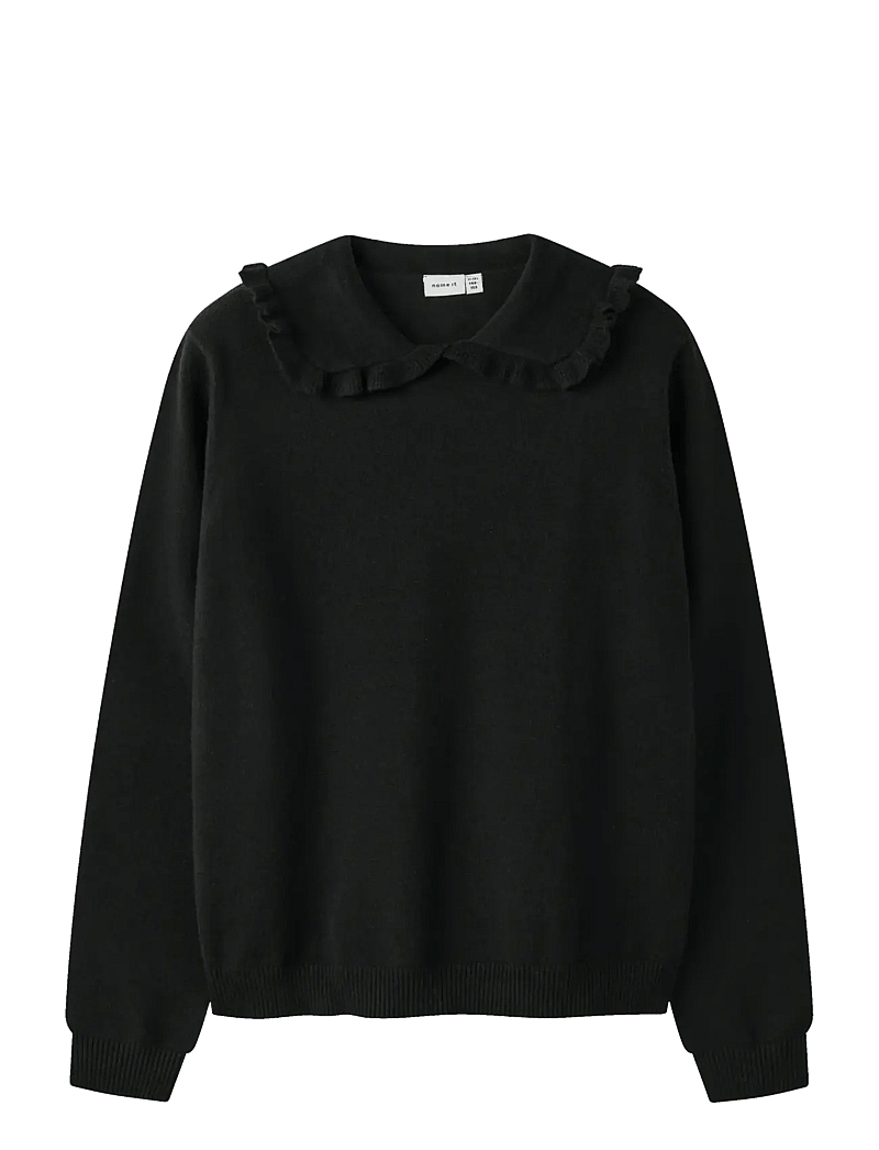 name it - NKFNELIA LS KNIT - džemprid - black - 0