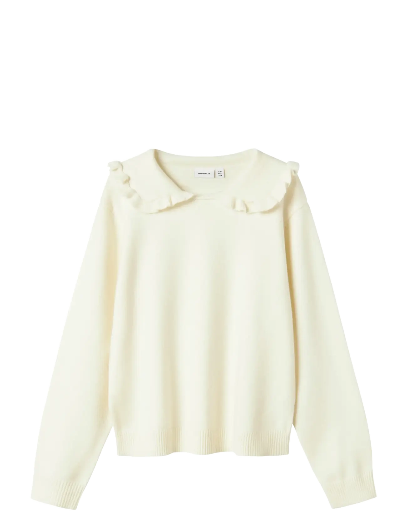 name it NKFNELIA LS KNIT - Kläder - CLOUD DANCER / cream