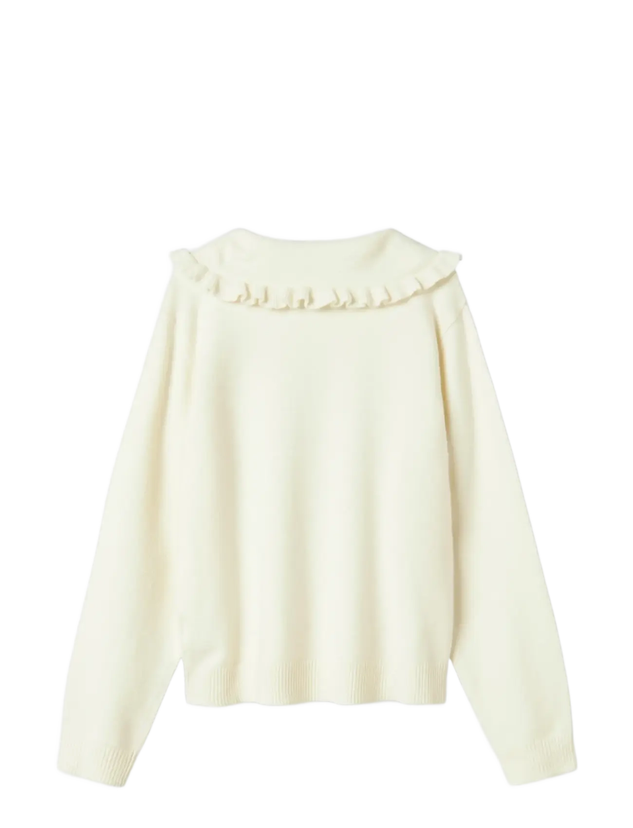 name it - NKFNELIA LS KNIT - džemperi - cloud dancer - 2
