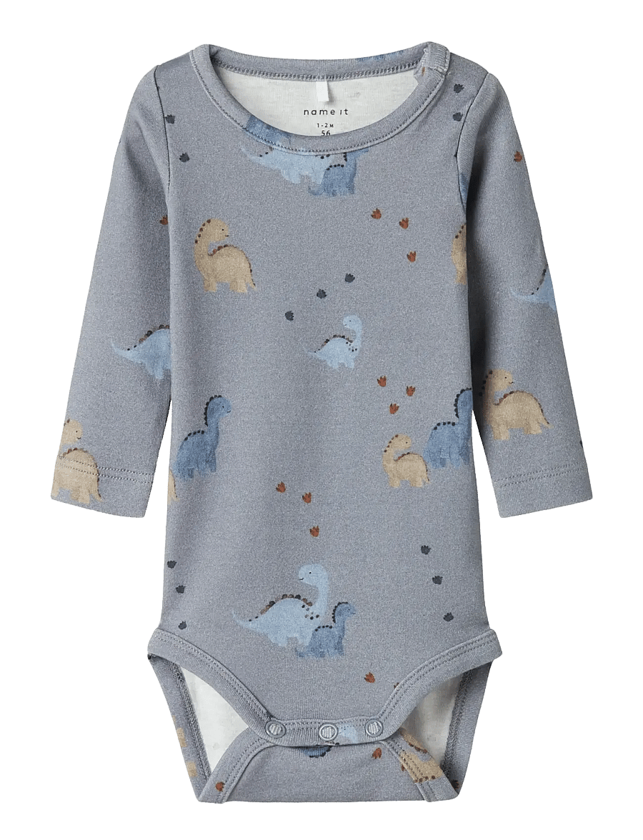 name it - NBMNOHR LS BODY - langärmelige bodys - tradewinds - 1