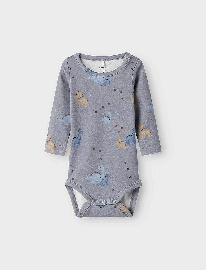 name it - NBMNOHR LS BODY - langærmede bodyer - tradewinds - 0