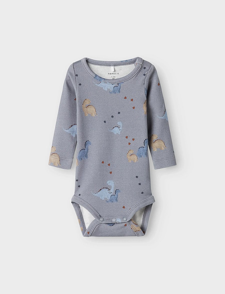 name it - NBMNOHR LS BODY - langärmelige bodys - tradewinds - 0