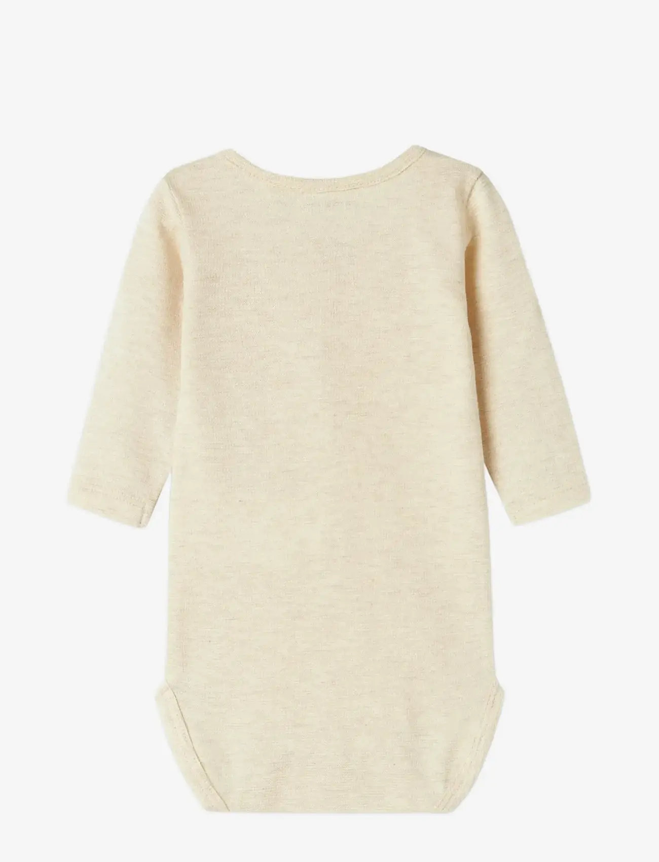name it - NBMNOTE LS BODY - langærmede bodyer - peyote melange - 2